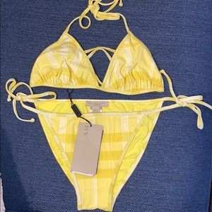 Banana Check Burberry Brit bikini